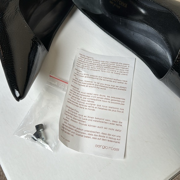 Sergio Rossi - black heels - size 10 - NEW with box - Picture 11 of 14